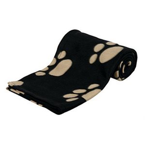 TRIXIE COUVERTURE BARNEY - NOIR / BEIGE
