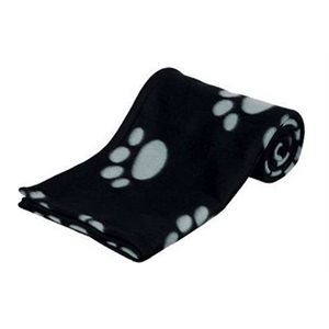 TRIXIE COUVERTURE BARNEY - NOIR / GRIS