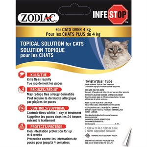 ZODIAC - INFESTOP - CHAT PLUS DE 4 KG