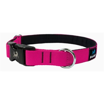 NAHAK COLLIER NYLON REMB CLIP - ROSE FLUO - STD