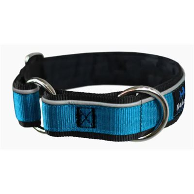 NAHAK COLLIER NYLON REMB RÉFL - AQUA - STD