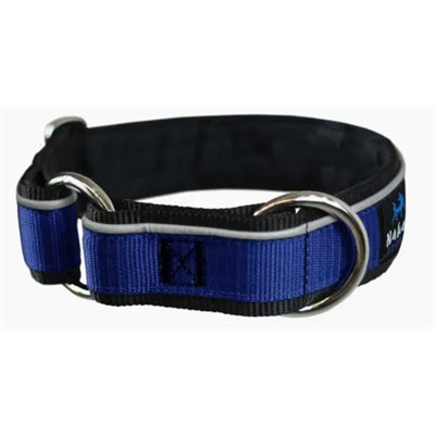 NAHAK COLLIER NYLON REMB RÉFL - BLEU - STD