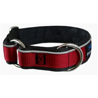 NAHAK COLLIER NYLON REMB RÉFL - ROUGE - STD