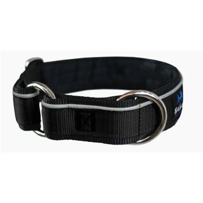 NAHAK COLLIER NYLON REMB RÉFL - NOIR - LARGE