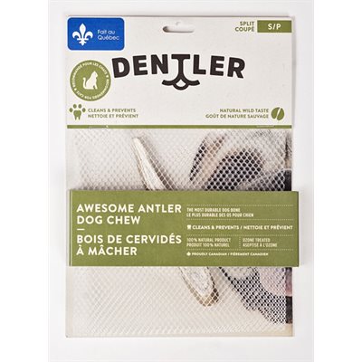 DENTLER BOIS CERVIDÉS SPLIT NATUREL - PETIT DENTLER BOIS CERVIDÉS SPLIT NATUREL - PETIT